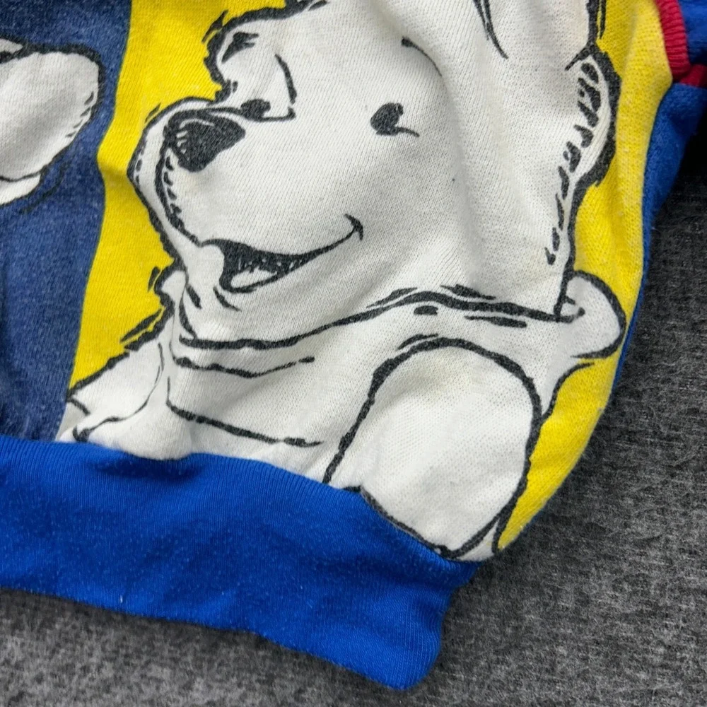 Vintage Winnie The Pooh Disney Sweatshirt Tigger Pullover Colorblock 18M Toddler
